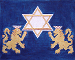 Lions of Judah with Star Tallit