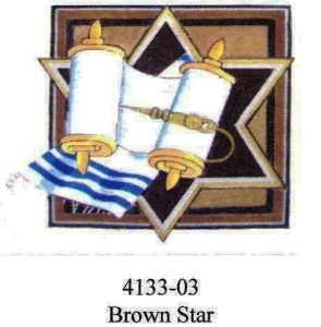 Brown Star Tallit