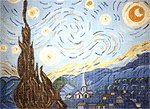Starry Night - Adapted from Van Gogh Canvas