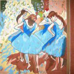 Ballerinas (Adapted from Degas)