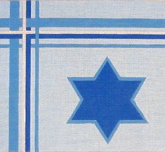 Blue Tallit with Star
