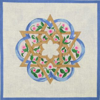 Challah Cover Flower and Star