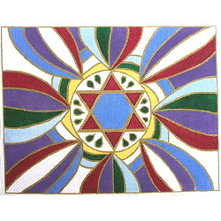 Star of David Tefillin Multicolor