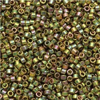 Delica Beads Silver Lined Olivine – Gone Stitching
